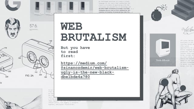 Web Brutalism: Ugly Web Design Trend