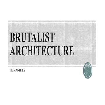 Brutalist architecture