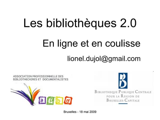 Bibliothèques 2.0 en ligne et en co...