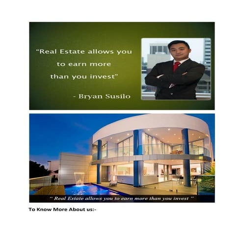 Bryan susilo    property investor in australia