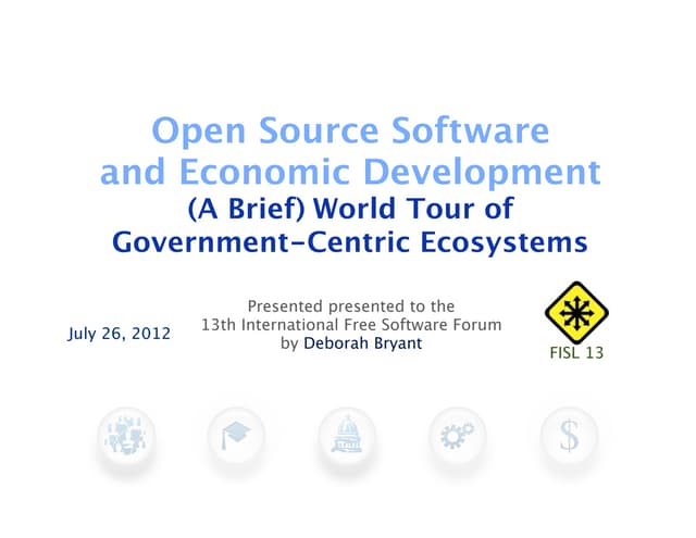 Open Source and Economic Development