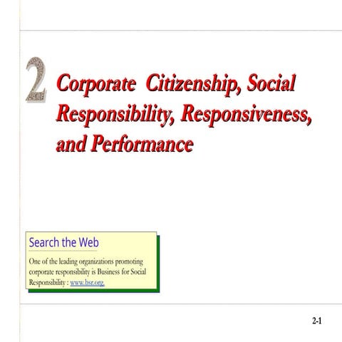 Corporate Social Responsibility ppt. | PPT