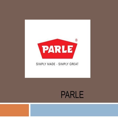 Marketing Strategy of Parle products