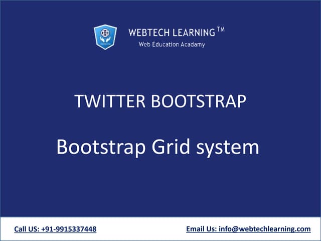 Bootstrap grids