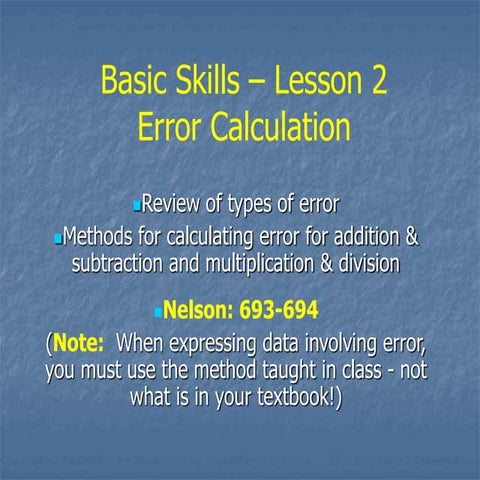 Grade 12 U0-L2-Error