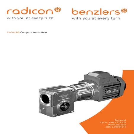 Мотор-редукторы серии BS Benzlers