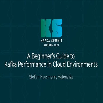 Bench, a Framework for Benchmarking Kafka Using K8s and OpenMessaging ...