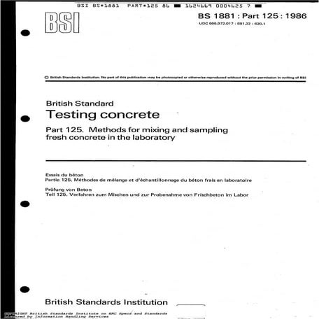 Bs 1881 125 1986 | PDF