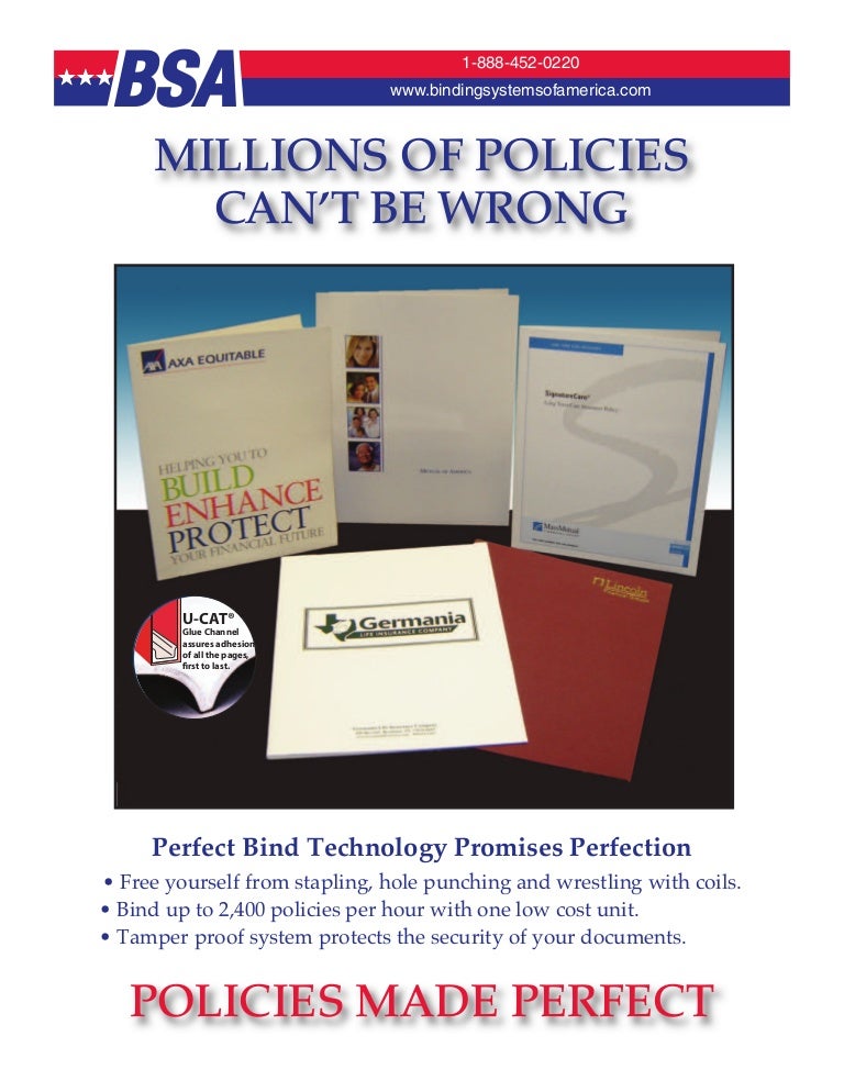Bsa Insurance Brochure