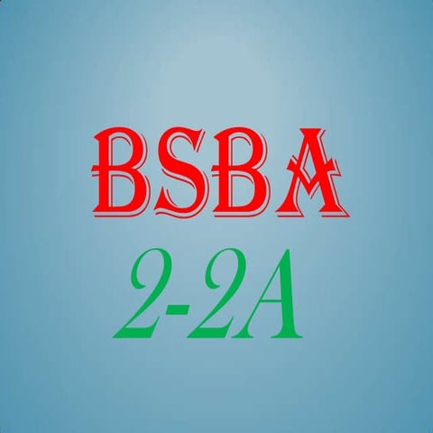 Bsba | PPT