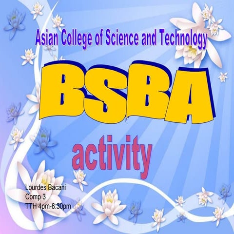 ACSAT BSBA COMP3