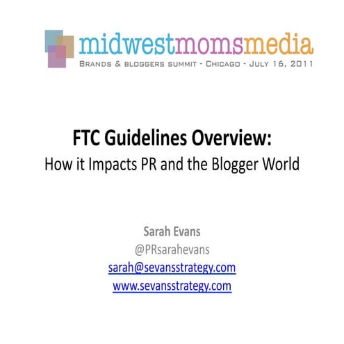 FTC Guidelines Overview: How it Impacts PR, Brands and Bloggers