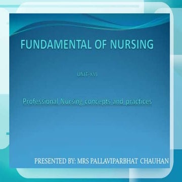 Concepts of Theories and Practices.