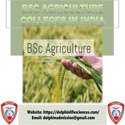 BSC AGRICULTURE COLLEGES IN INDIA | PPTX