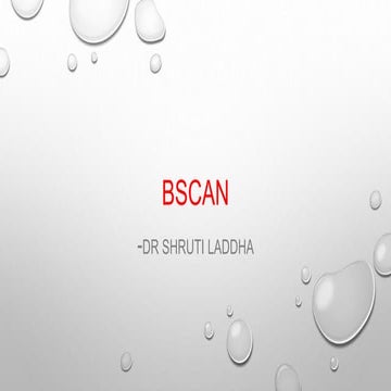 Ultrasound of eye - B scan 