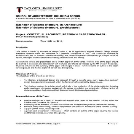 B sc (hons)(arch)  asian architecture arc60403 project aug 2015 (4)