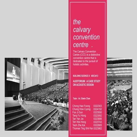 Auditorium: A Case Study on Acoustic Design Presentation