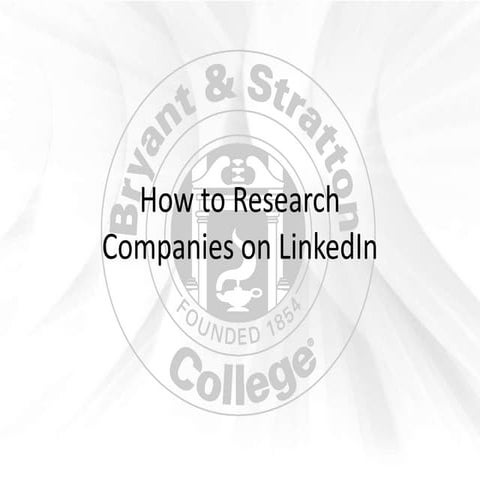 How to Research Companies on LinkedIn