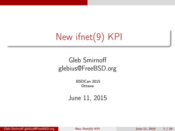 Gleb Smirnoff, Freebsd hacker at Nginx, inc
