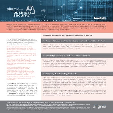 Alignia for Business Security