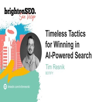 Timeless Tactics for Winning in AI-Power Search