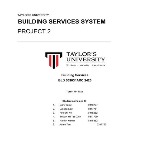 building service report 