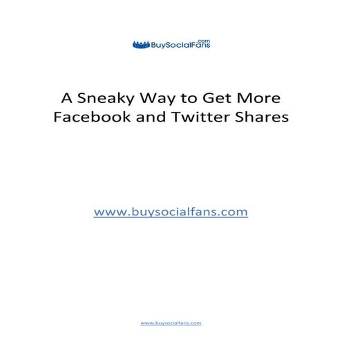 Free Guide to Getting More ReTweets