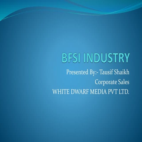 BFSI INDUSTRY