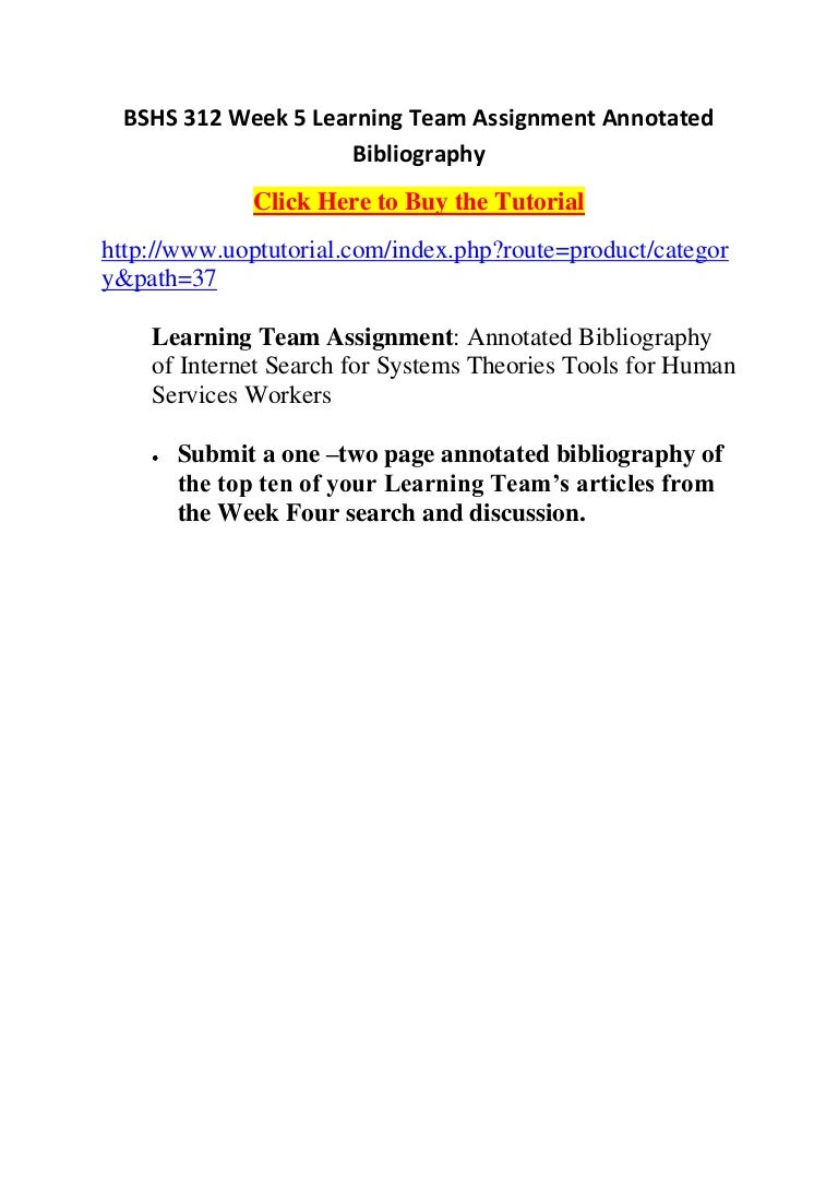 Example of annotated bibliography picture