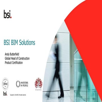 bsi BIM solutions | Ecobuild 2016