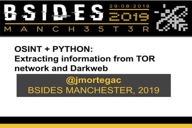 osint + python: extracting information from tor network and darkweb 