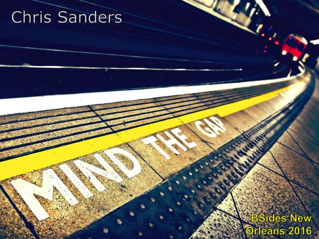 Minding the Metacognitive Gap - BSides NOLA