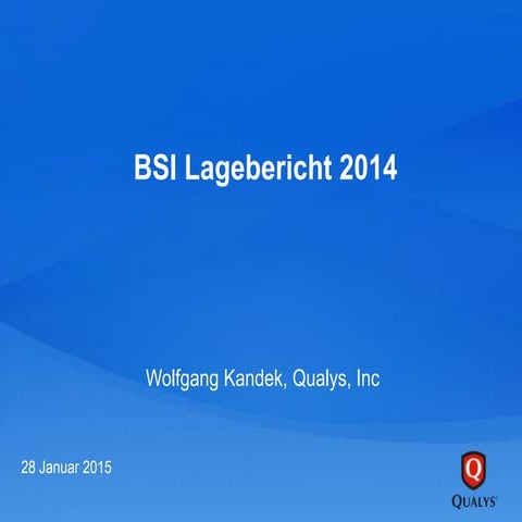 BSI Lagebericht 2014