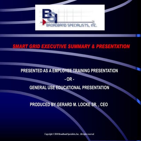 BSI Smart Grid Technologies Review