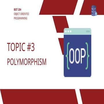 OOP ACTIVITY - Polymorphismoiiuuyiuyiiii | PPTX
