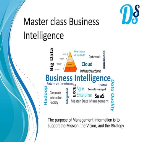 The purpose of management information is to support the mission