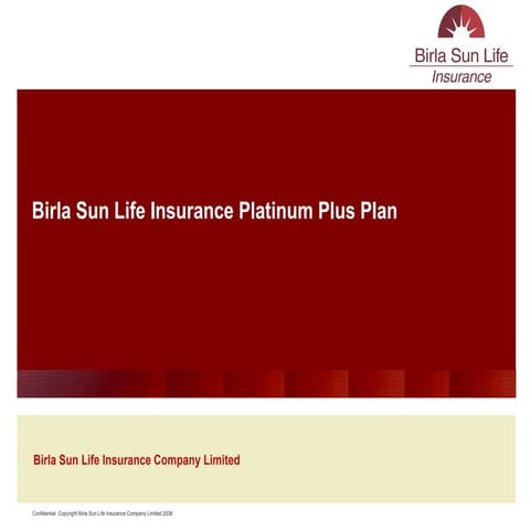 Birla SunLife Platinum Plus Iii Plan