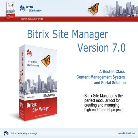 Bitrix Site Manager