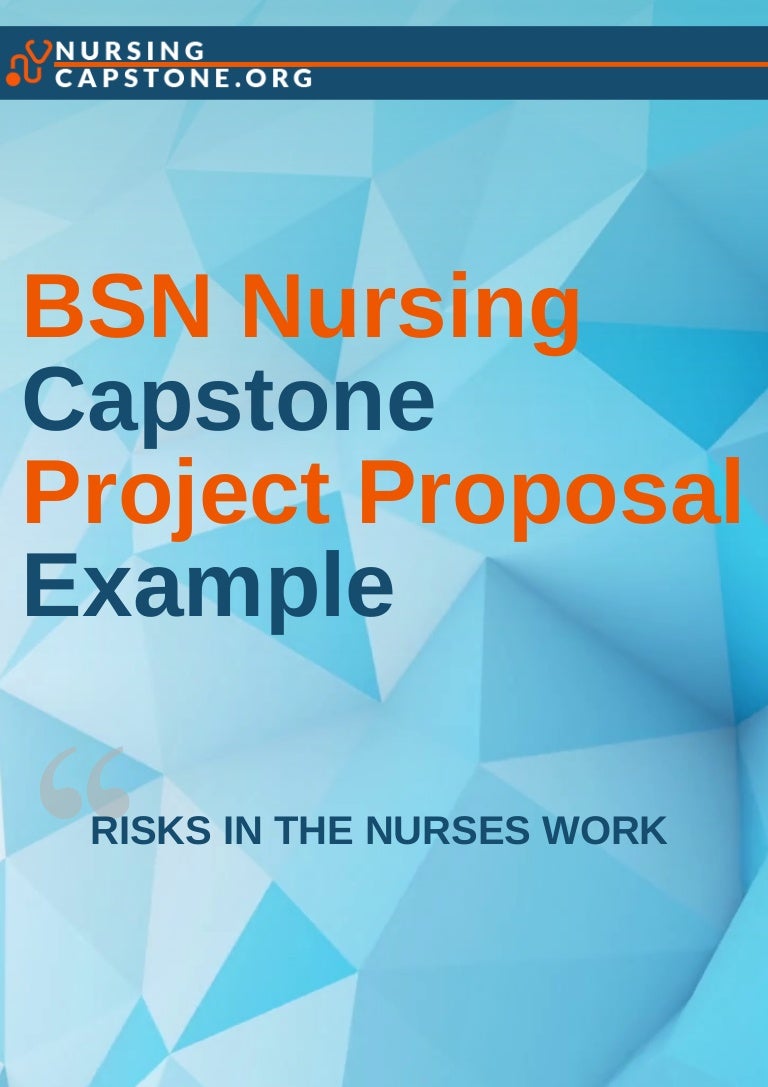 capstone project for nursing capella university