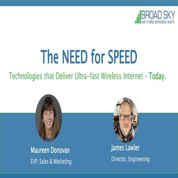 BSN 2019 November Webinar - Need for Speed