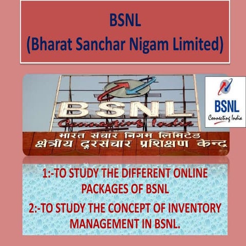 Bsnl by mayank and apoorva