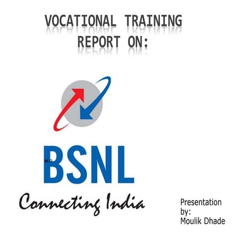 BSNL Industrial Training 