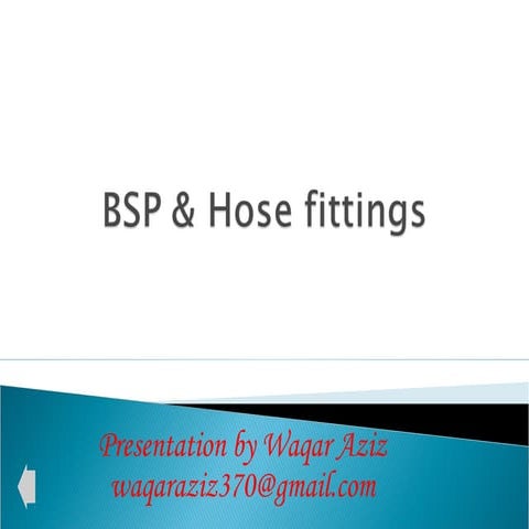 BSP & Hose Fittings