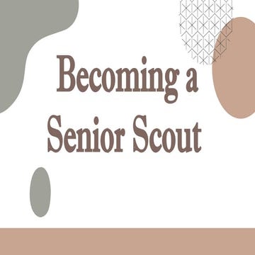 Comprehensive Guide to Becoming a Senior Scout: Oath, Code, Uniform ...