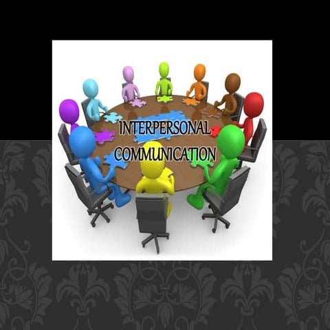 Interpersonal communication | PPT