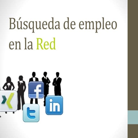 Búsqueda de empleo en la red