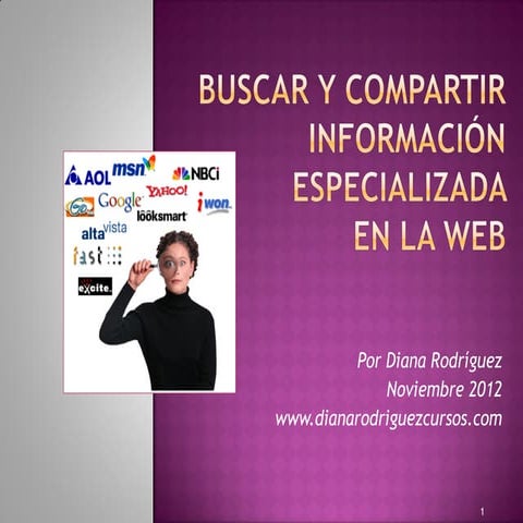Búsqueda de información especializada en la web