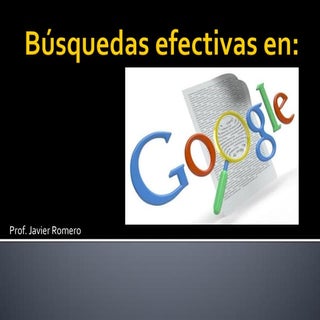 Búsquedas efectivas en