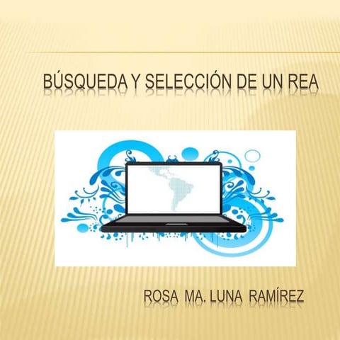 Búsqueda y selección de un rea