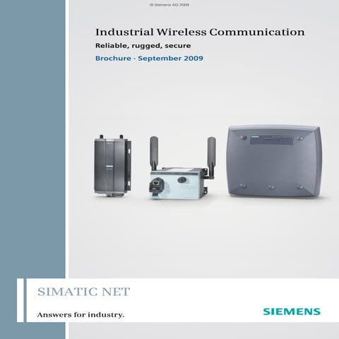 Communication part consists of client module SCALANCE W747-1RR.
